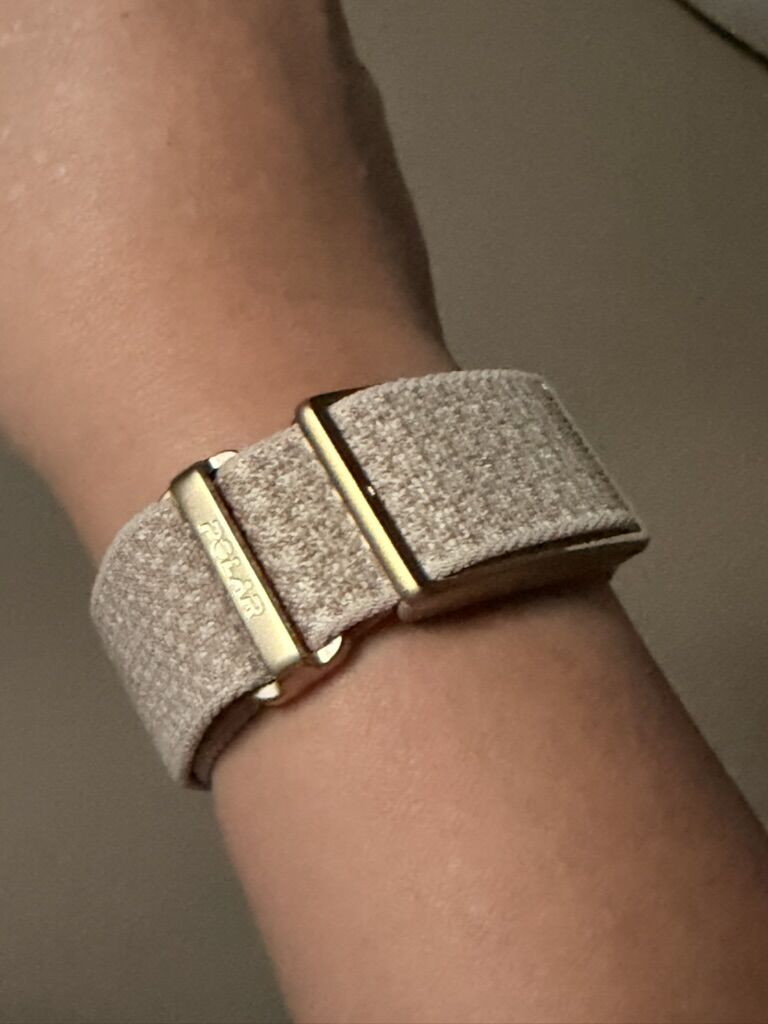 Polar Loop 2 activity tracker wristband used to monitor heart rate variability (HRV) and autonomic nervous system (ANS) recovery during sleep.