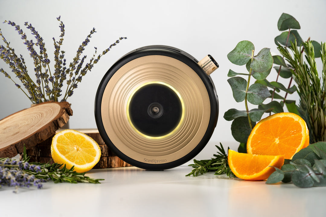 ScentXpresso smart shower diffuser designed to create a home spa